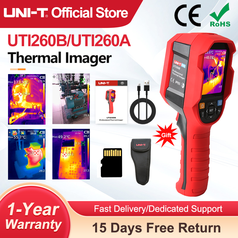 UNI-T UTI260B UTI260A Thermal  - огляд і ціна Thermal Imaging Camera Pcb Repair