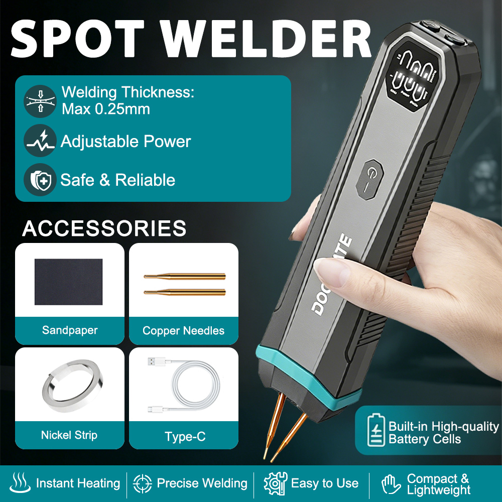 Spot Welder 800A Portable Hand - огляд і ціна Spot Welder 18650 Battery Pack