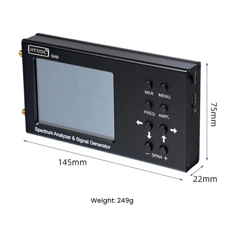 Handheld Spectrum Analyzer 35M - огляд і ціна Signal Generator Spectrum Analyzer