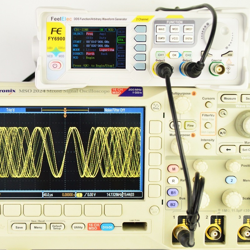 Feelelec FY6900 0-60MHz Digita - огляд і ціна Function Arbitrary Waveform Generator