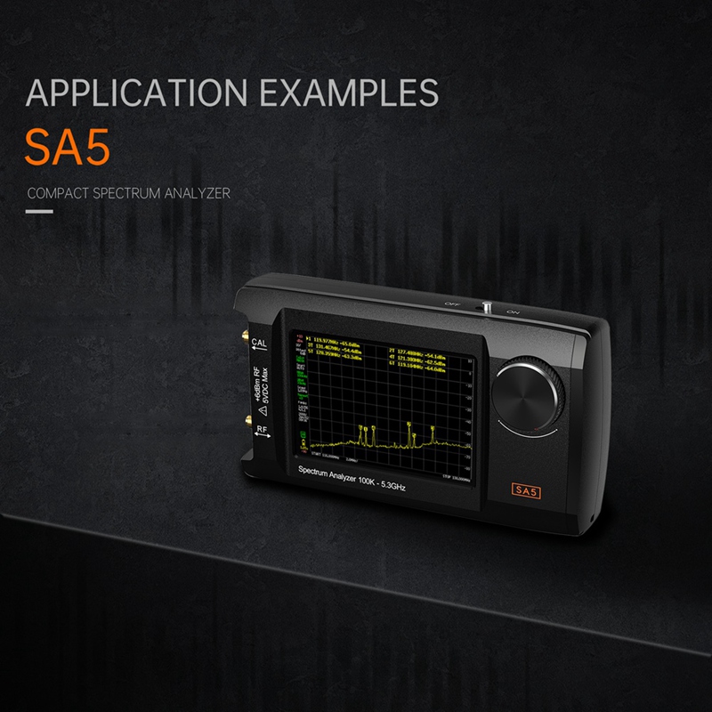 ●Newest 4inch IPS LCD SA5 Spec - огляд і ціна Signal Generator Spectrum Analyzer