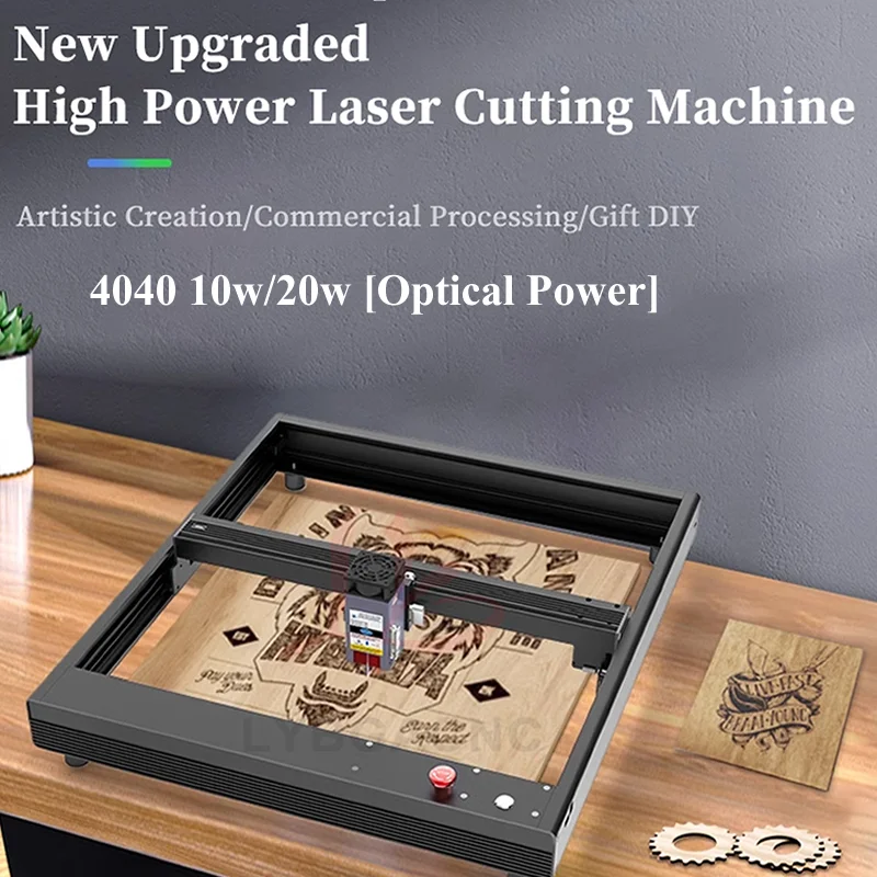 LY 4040 10W/20W Desktop Frame  - огляд і ціна Mini Laser Engraver Cnc Router