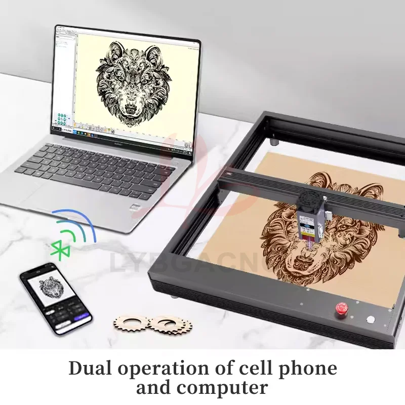 LY 4040 10W/20W Desktop Frame  - огляд і ціна Mini Laser Engraver Cnc Router