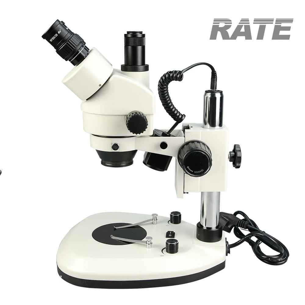 Factory 7x-45x Optical Industr - огляд і ціна Stereo Trinocular Microscope Pcb