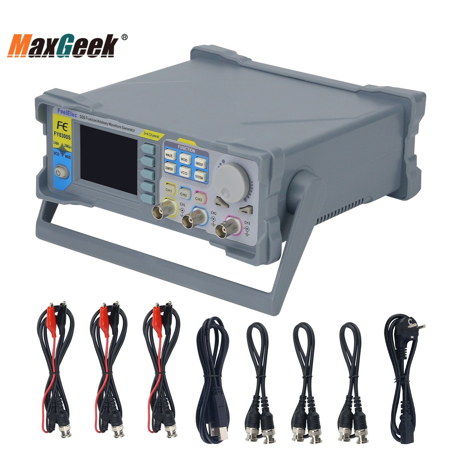 Maxgeek FY8300S-20M 20MHz 40MH - огляд і ціна Function Arbitrary Waveform Generator