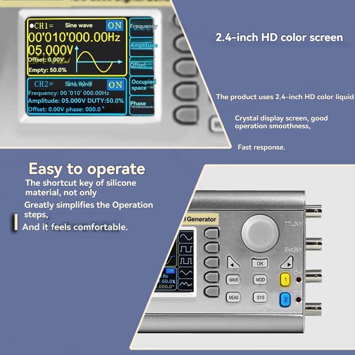 Friendly!JDS2900 Dual Channel  - огляд і ціна Function Arbitrary Waveform Generator